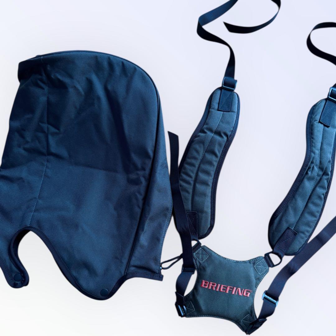 おまけ付き　ブリーフィング　キャディバッグ　CR-4 チャコールグレー　軽量