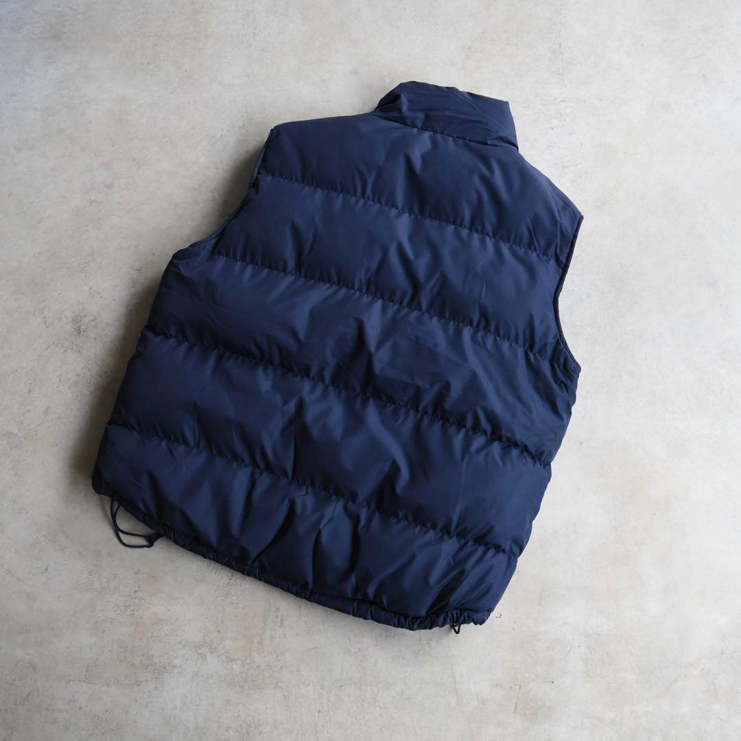 90s セントジョンズベイ ダウンベスト 中綿入りベスト Lネイビーヴィンテージ