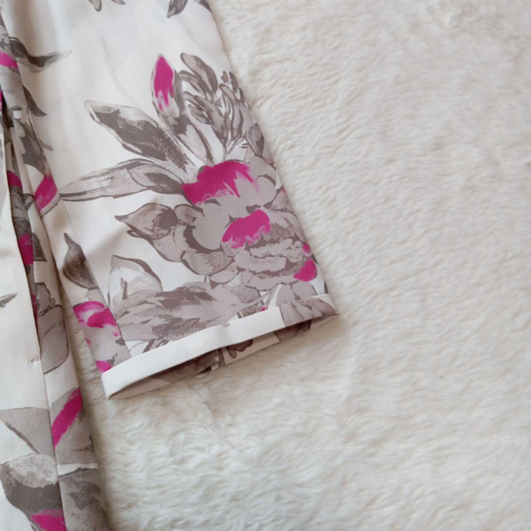 美品　タグ付き　ポールスチュアート　オリエンタルフラワープリント　ワンピース