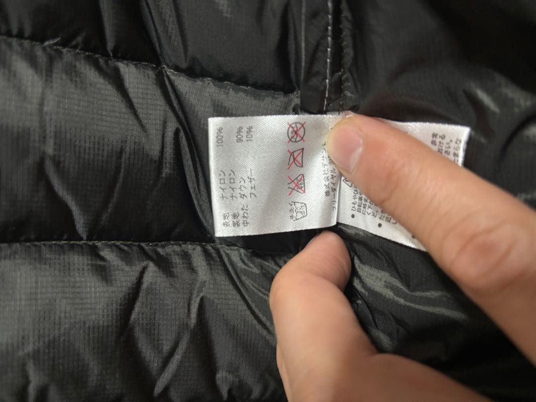 BEAMS別注Marmot ダウンベスト オリーブ Lサイズ