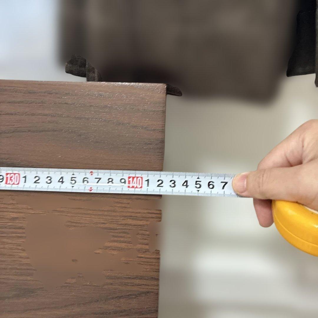 木製ダブルベッドフレーム　ロータイプ