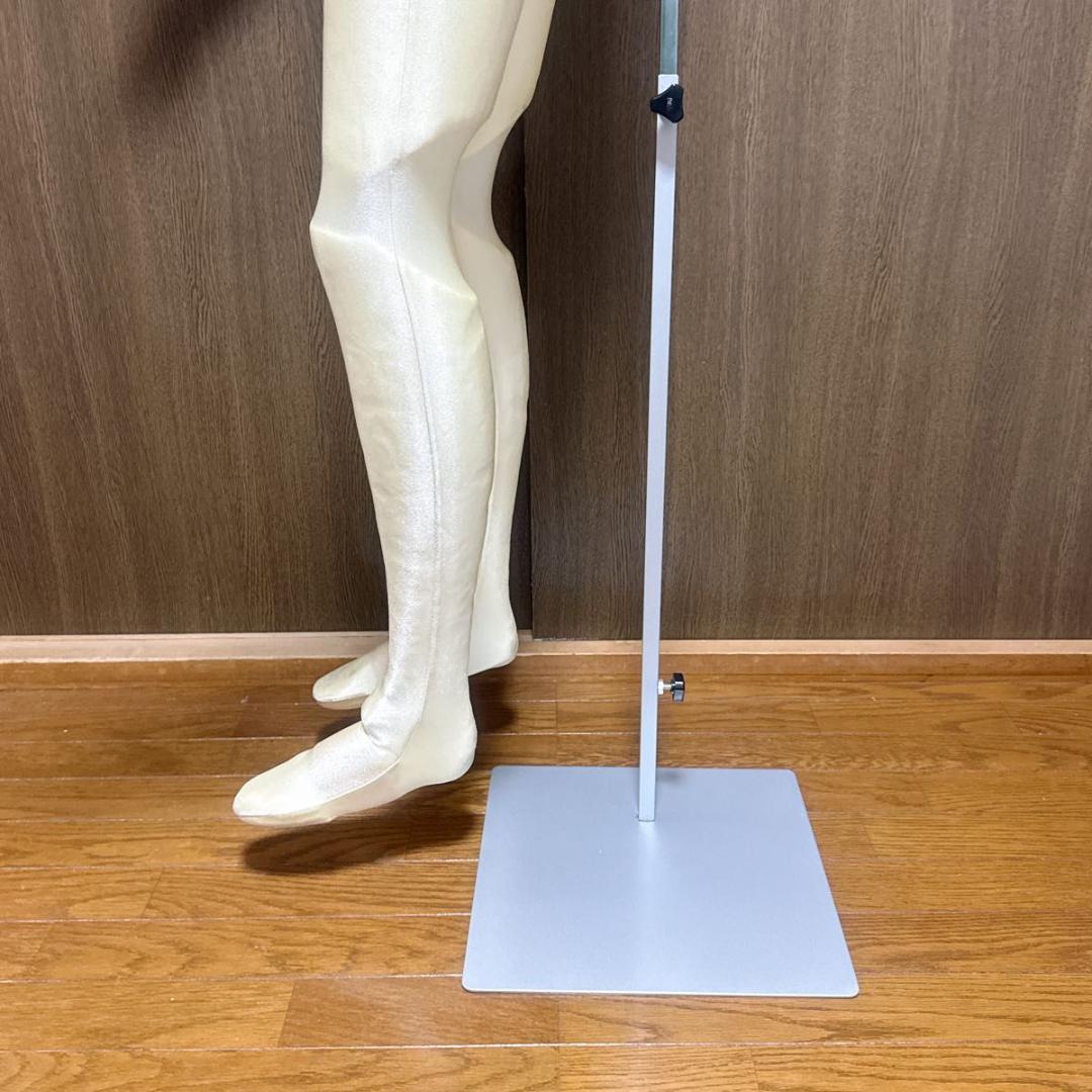 【手渡し／5,000円引】180cm フレキシブルマネキン 男性　土台付き