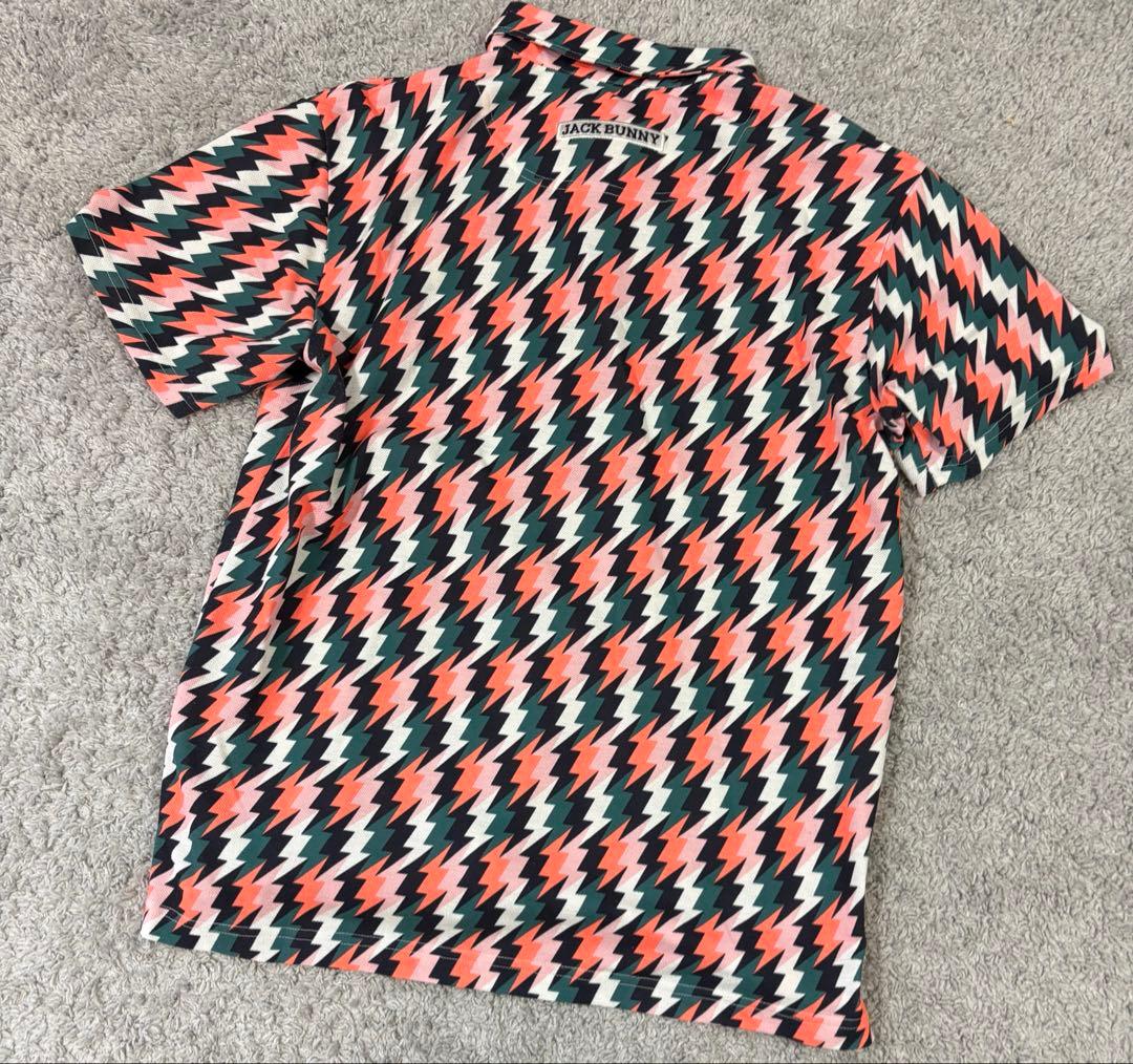 Jack Bunny!! ポロシャツ ゴルフウェア　golf 雷