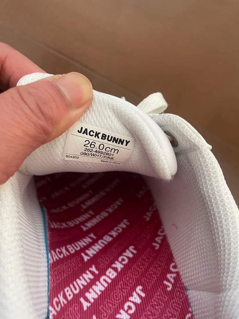 Jack Bunny メンズ ゴルフシューズ 美品です。ラウンド1回使用。