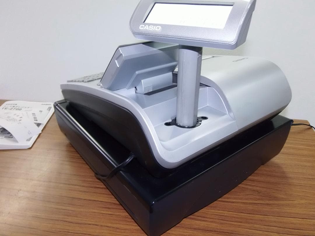 設定無料 レシートのみ CASIO TE-2700 レジスター 2505302