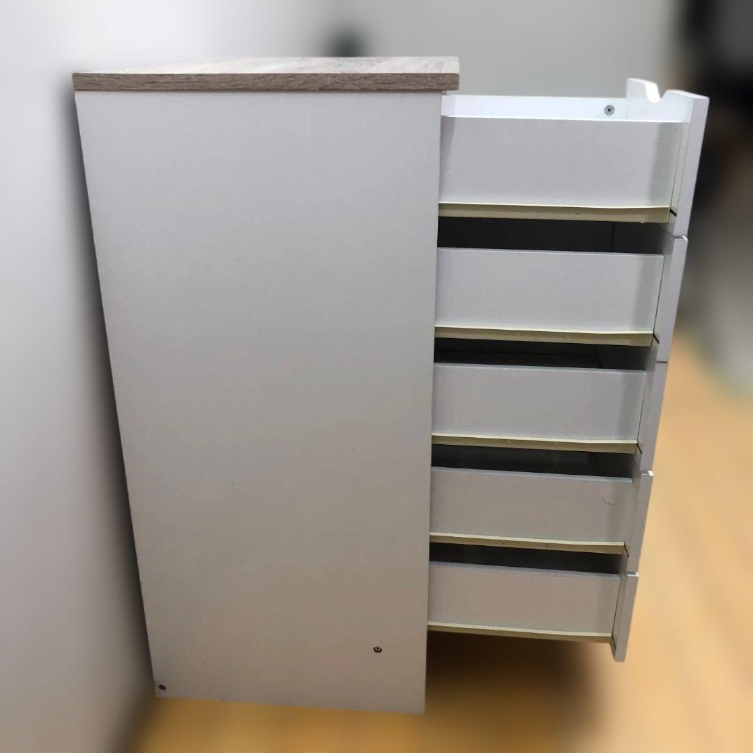 送料無料 ホワイト キッチン収納 レンジ置き対応 台所収納 251230