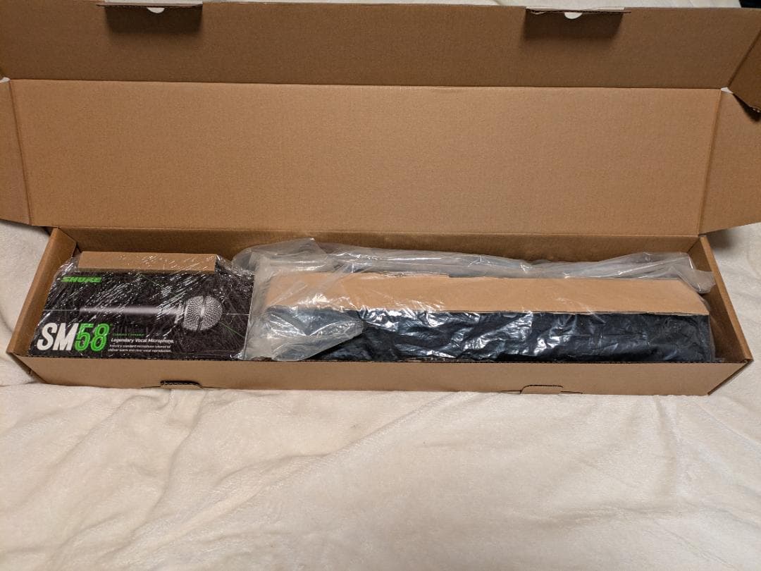 ほぼ新品 SHURE SM58SE ダイナミックマイク スタンド ケーブルセット