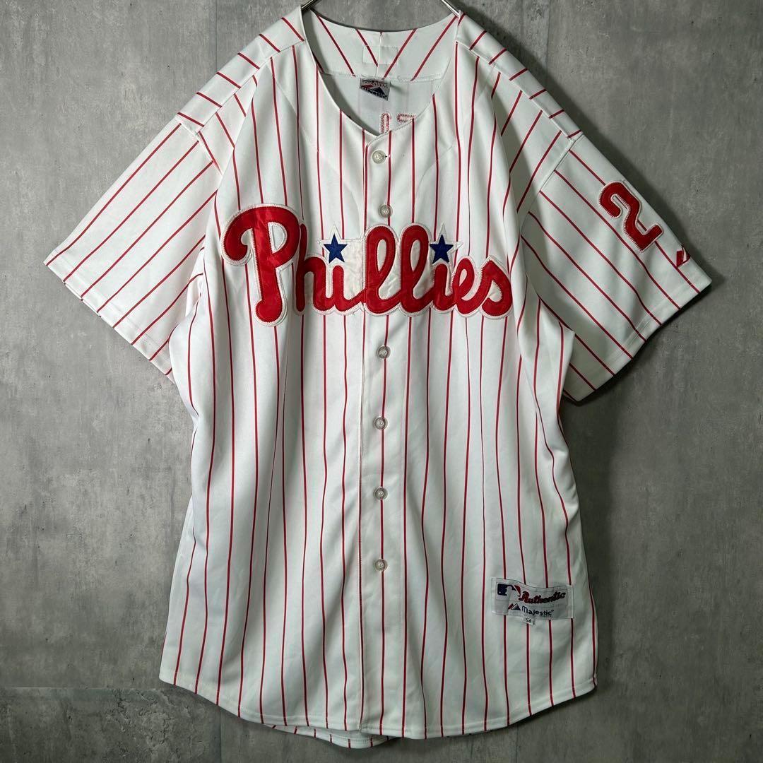 Majestic MLB Phillies Utley ユニフォーム 54サイズ
