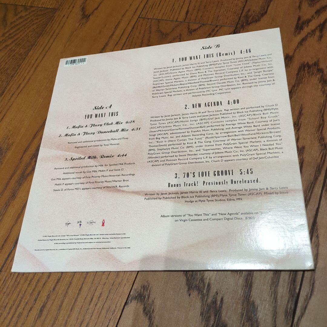 ジャネットジャクソンJanet Jackson レコード6枚セット切り抜き多数付