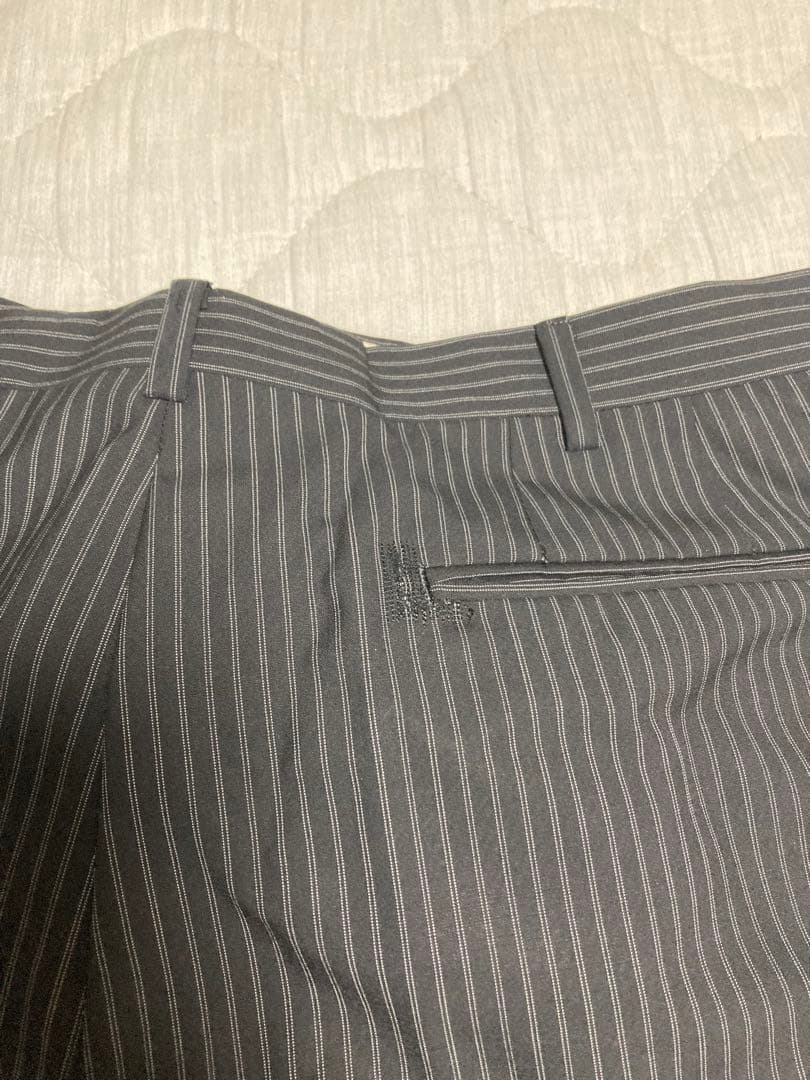 paul smithスーツ　黒ストライプ　Lサイズ　クリーニング済