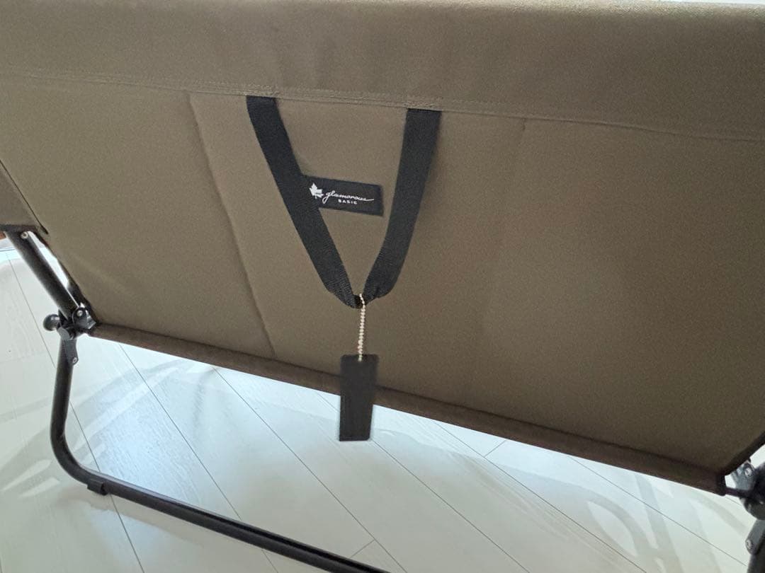 即決可【チェアセット】ロゴス　折りたたみチェア&カバーfor2 注意点