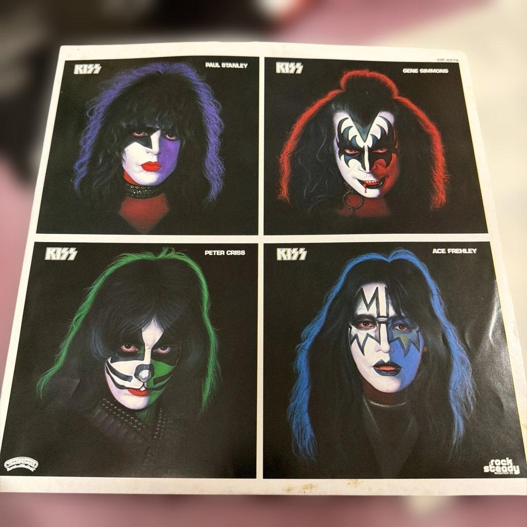 キッス　エース・フレーリー　カバー付き　ポスターなし LPレコード