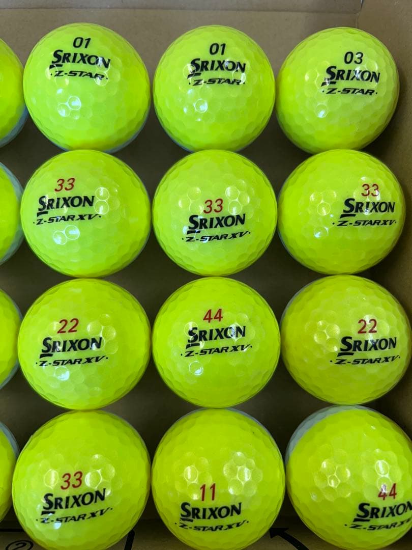 スリクソン中古ゴルフボール　Z–STAR、Z-STAR xv