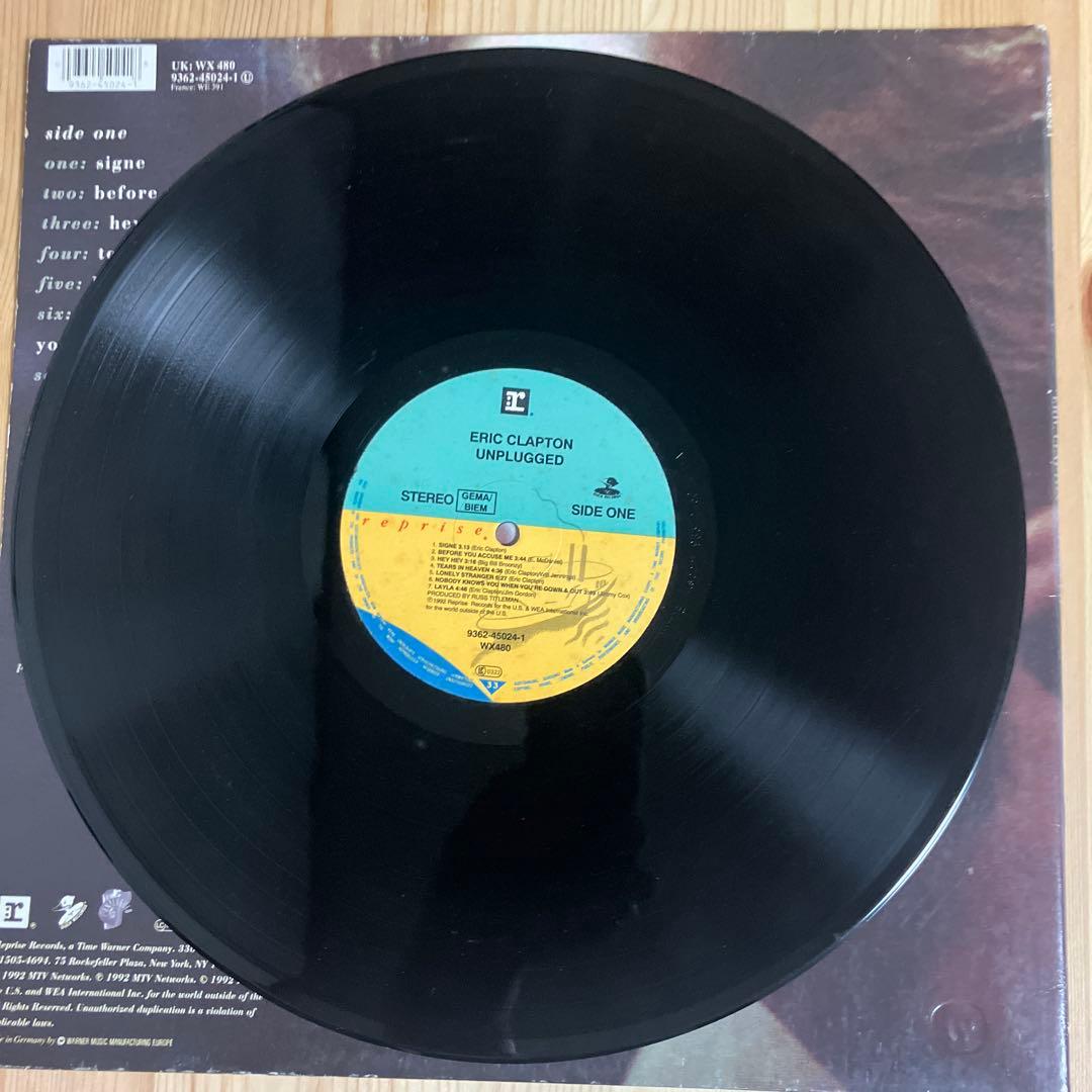 Eric Clapton Unplugged レコード