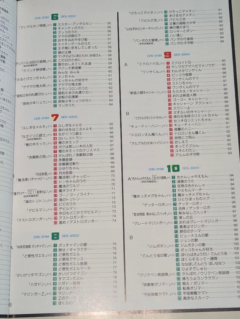 日本コロンビア☆アニメ主題歌 メモリアル−１&メモリアル−２をセットで♪