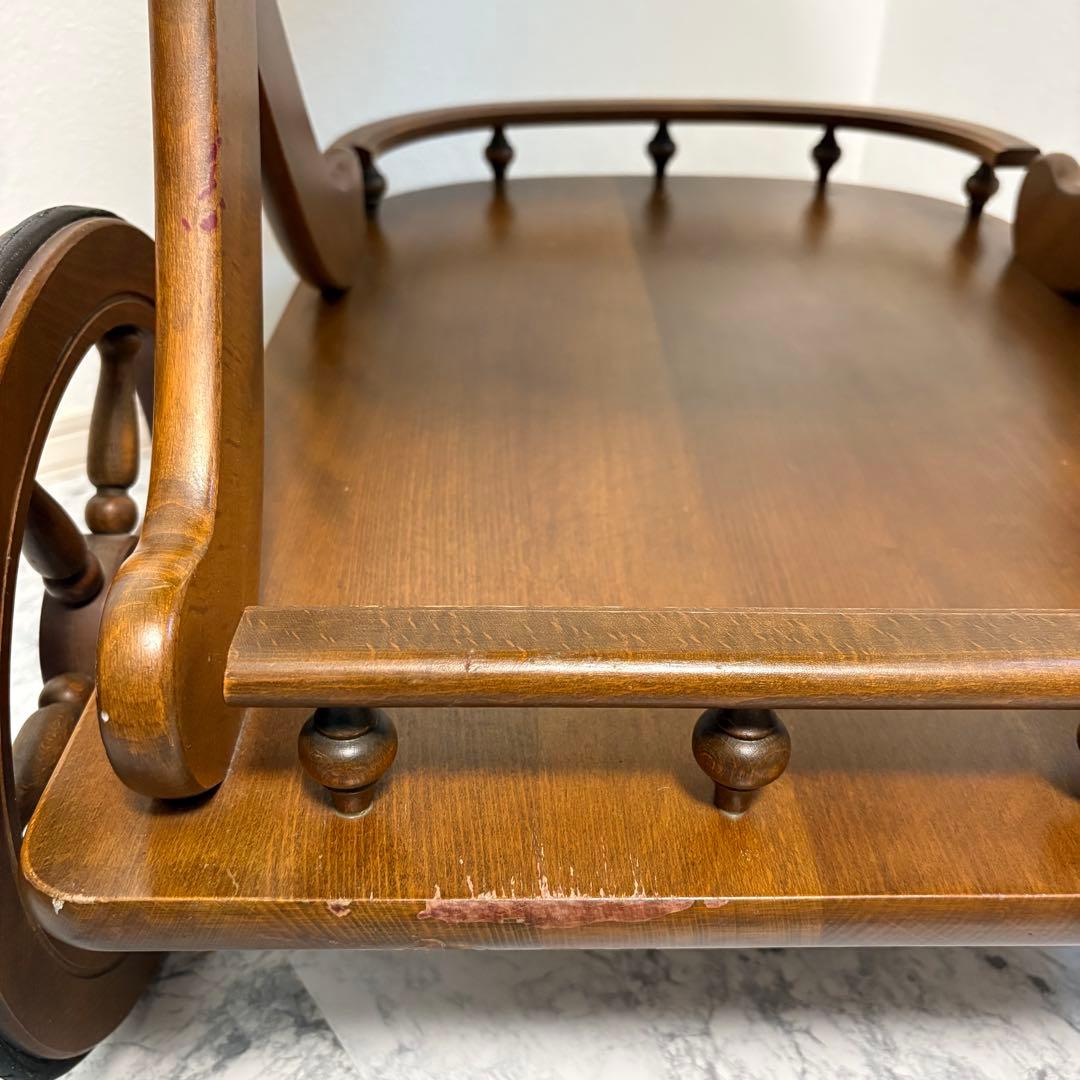 カリモク　キッチンワゴン　キッチンカート サービングワゴン　バーカート　移動可能