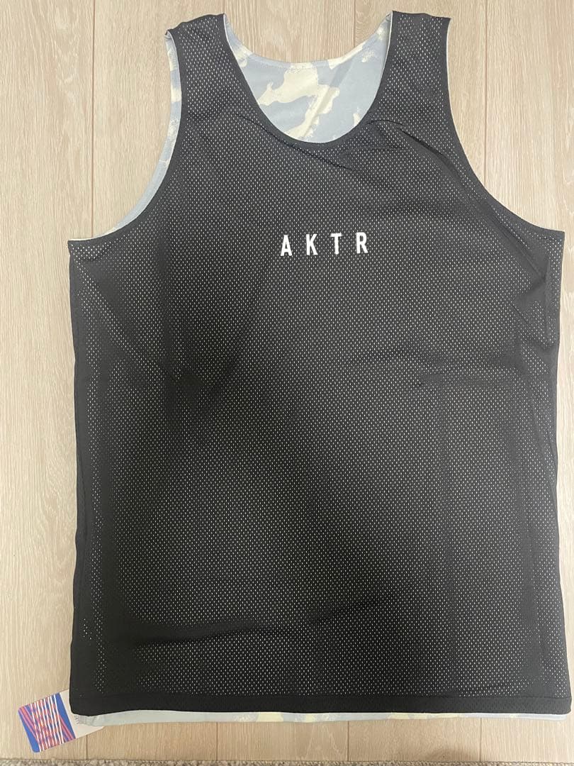 AKTR グレー・ホワイト迷彩 タンクトップ