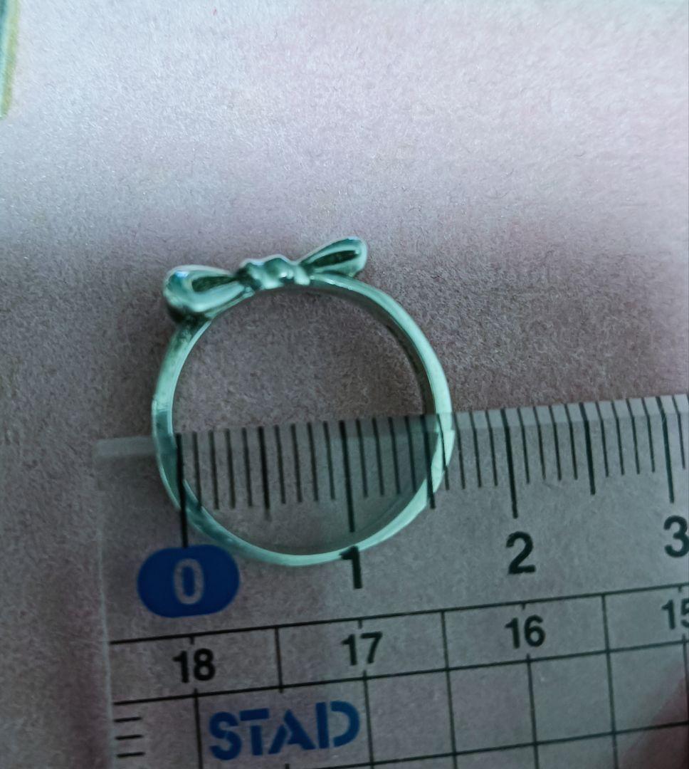 アンジェラカミングス　リボンモチーフ シルバーリング