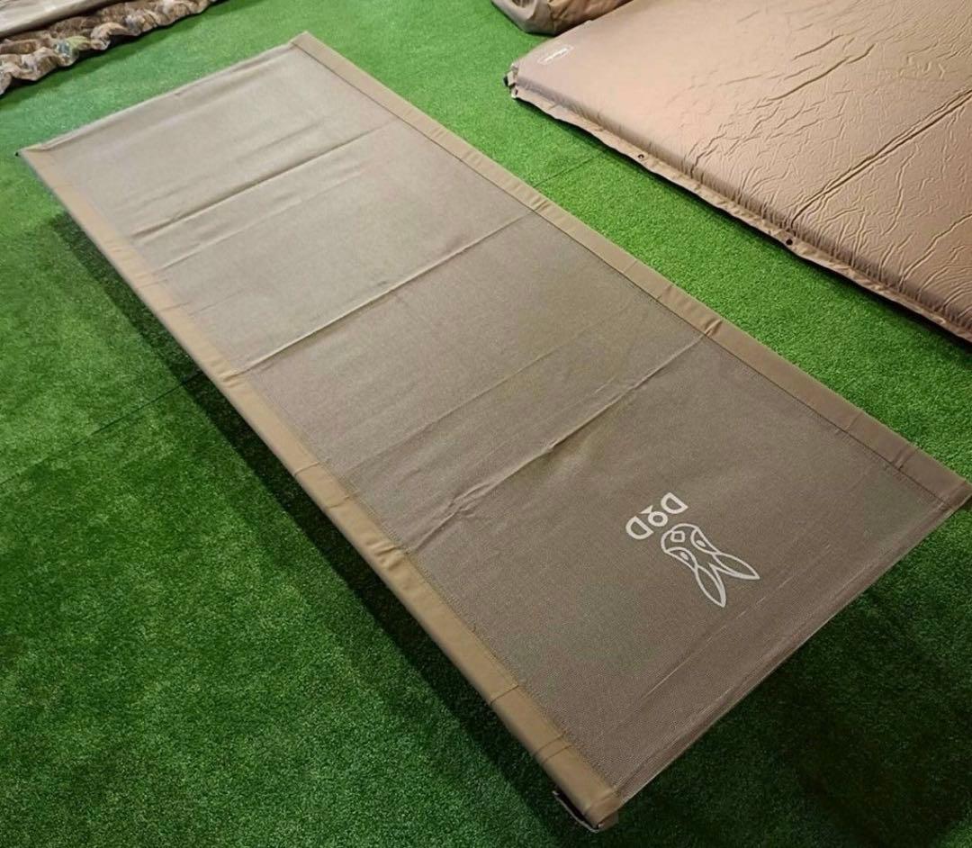 値下 DOD 折りたたみ式コット カーキ