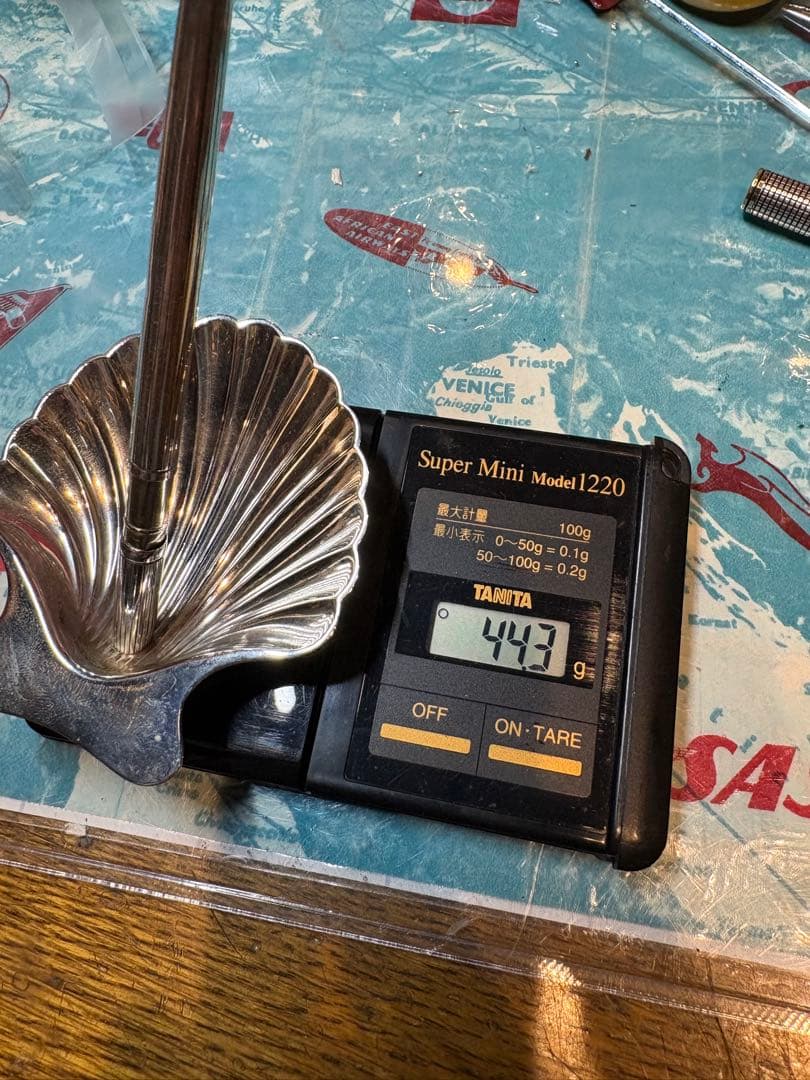 ティファニー　デスクボールペン付置物　スターリングシルバー　重量44.3g