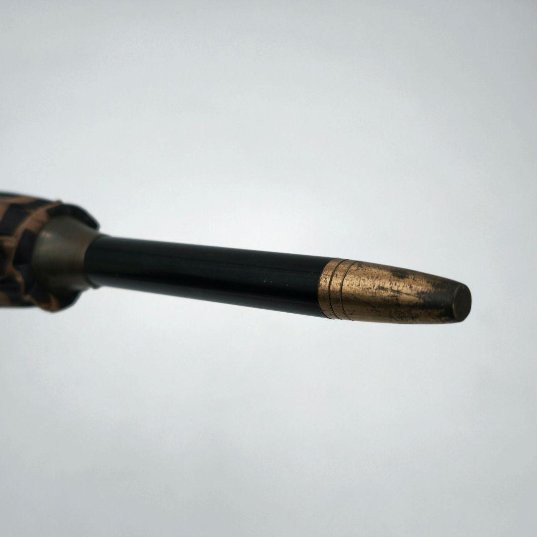 【美品 高級◎】フェンディ 長傘 ズッカ柄 総柄 FFロゴ ゴールド金具 茶色