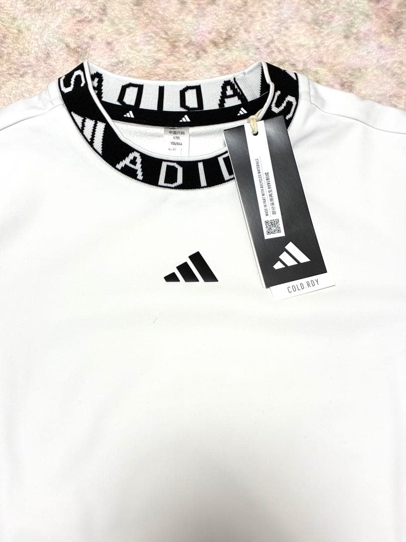 【新品3点】S アディダスゴルフ レトロニット ジャケット＆スカート＆シャツ 黒