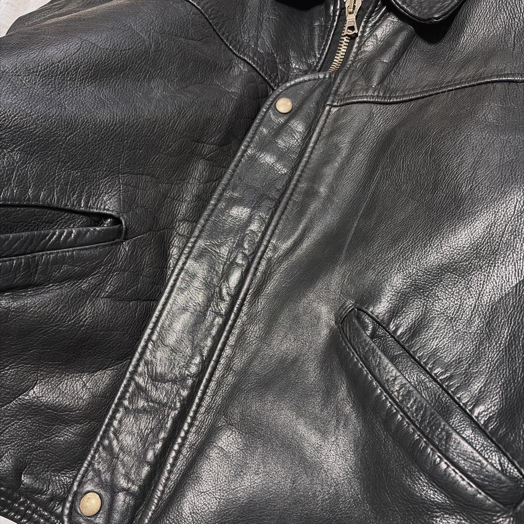 punto pelle レザージャケット 本革 イタリア製 シングル