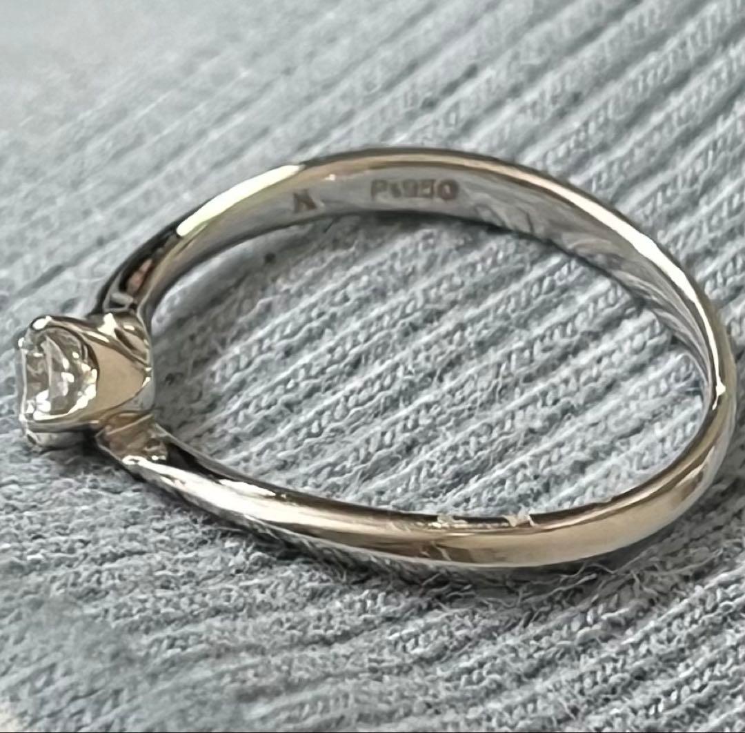 Vendôme Aoyama シンプルリング 婚約指輪　9号 ダイヤモンド