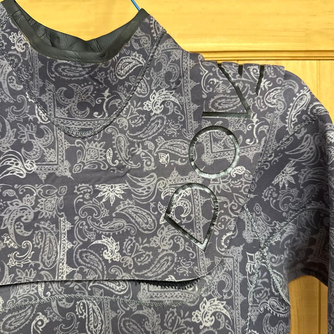 DOVE ペイズリー柄 グレー シーガルウェットスーツ 2mmジャージ