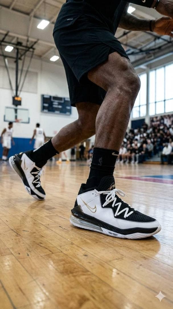 NIKE レブロン17 Low 白金黒 28cm CD5007-101