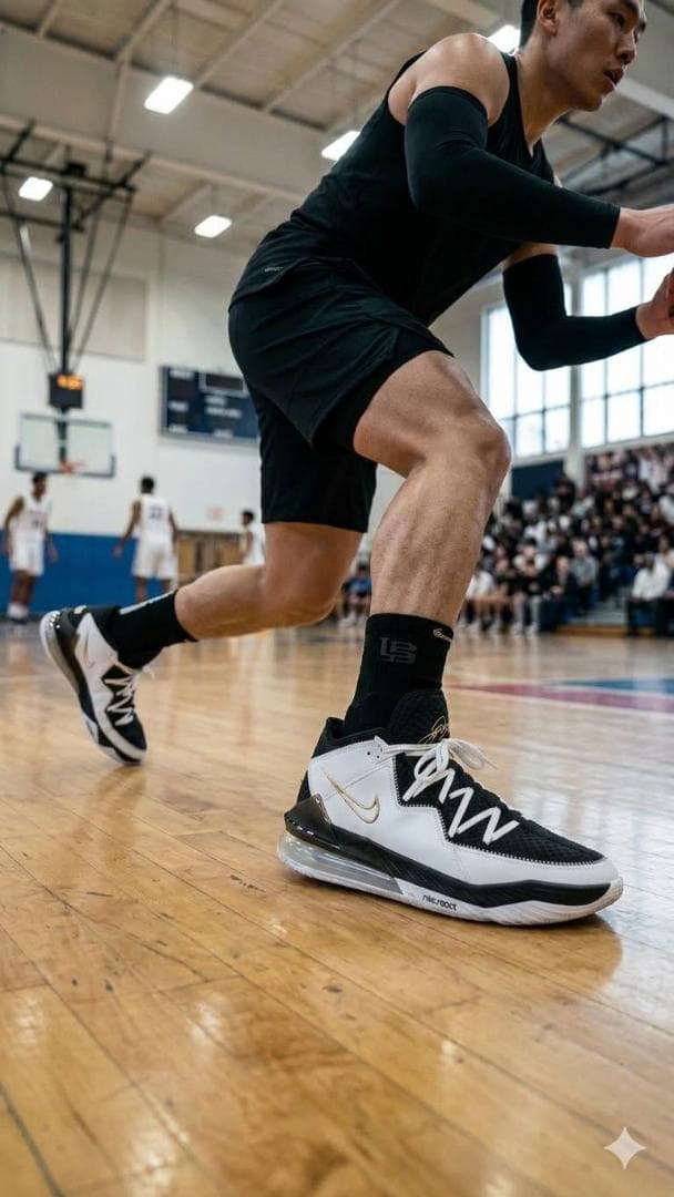 NIKE レブロン17 Low 白金黒 28cm CD5007-101