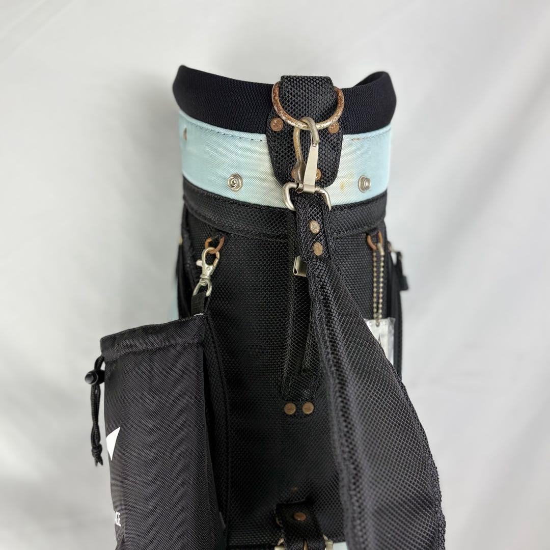 ブリヂストン ツアーステージ 水色 黒 ゴルフバッグ キャディバッグ