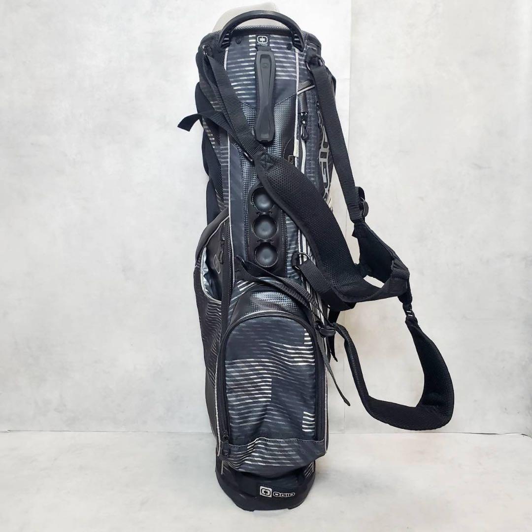 OGIO キャディバッグ スタンド式 ブラック 軽量 多機能 収納豊富 ゴルフ