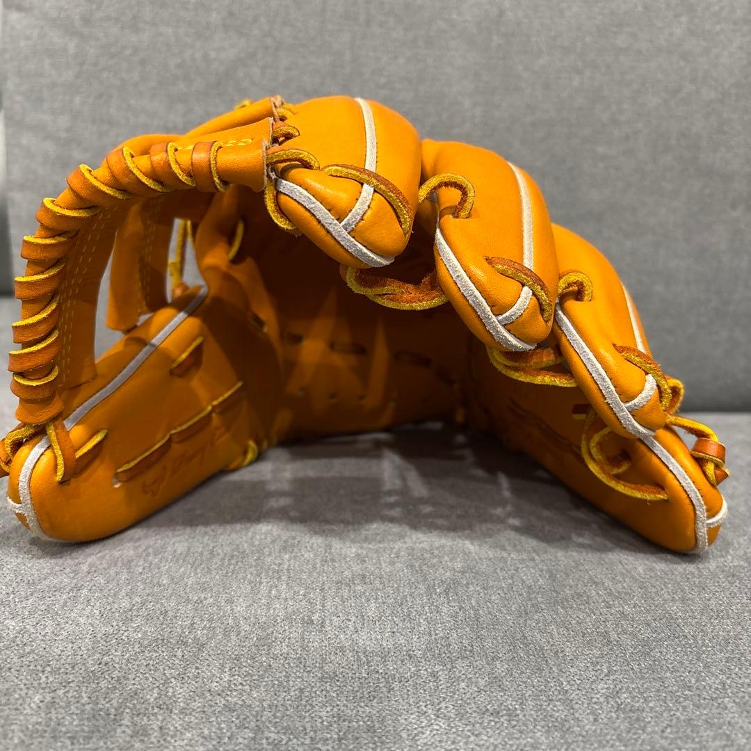 【美品】ミズノプロ 硬式オーダーグラブ 内野手Nモデル プレキシーエリート