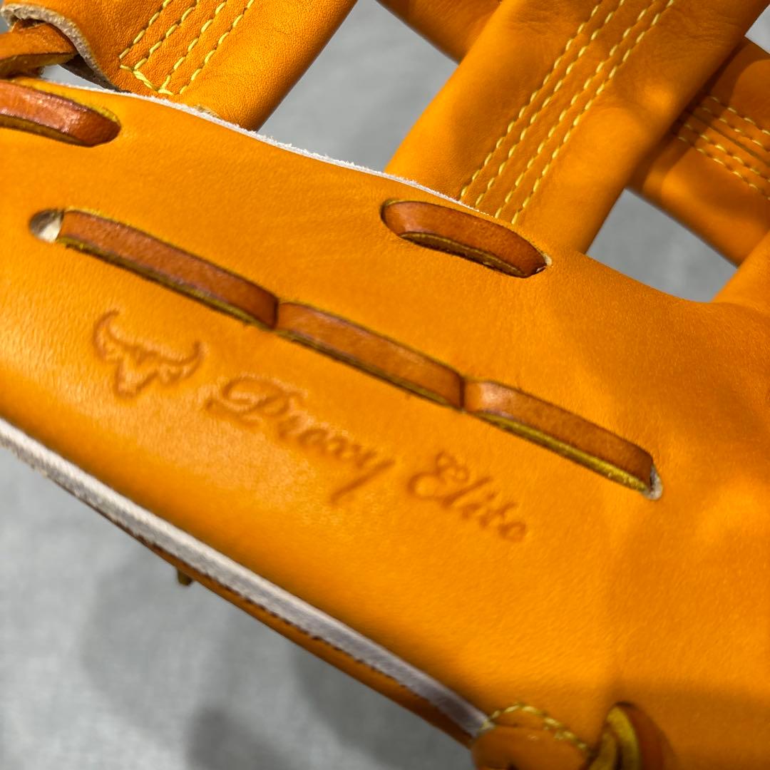【美品】ミズノプロ 硬式オーダーグラブ 内野手Nモデル プレキシーエリート