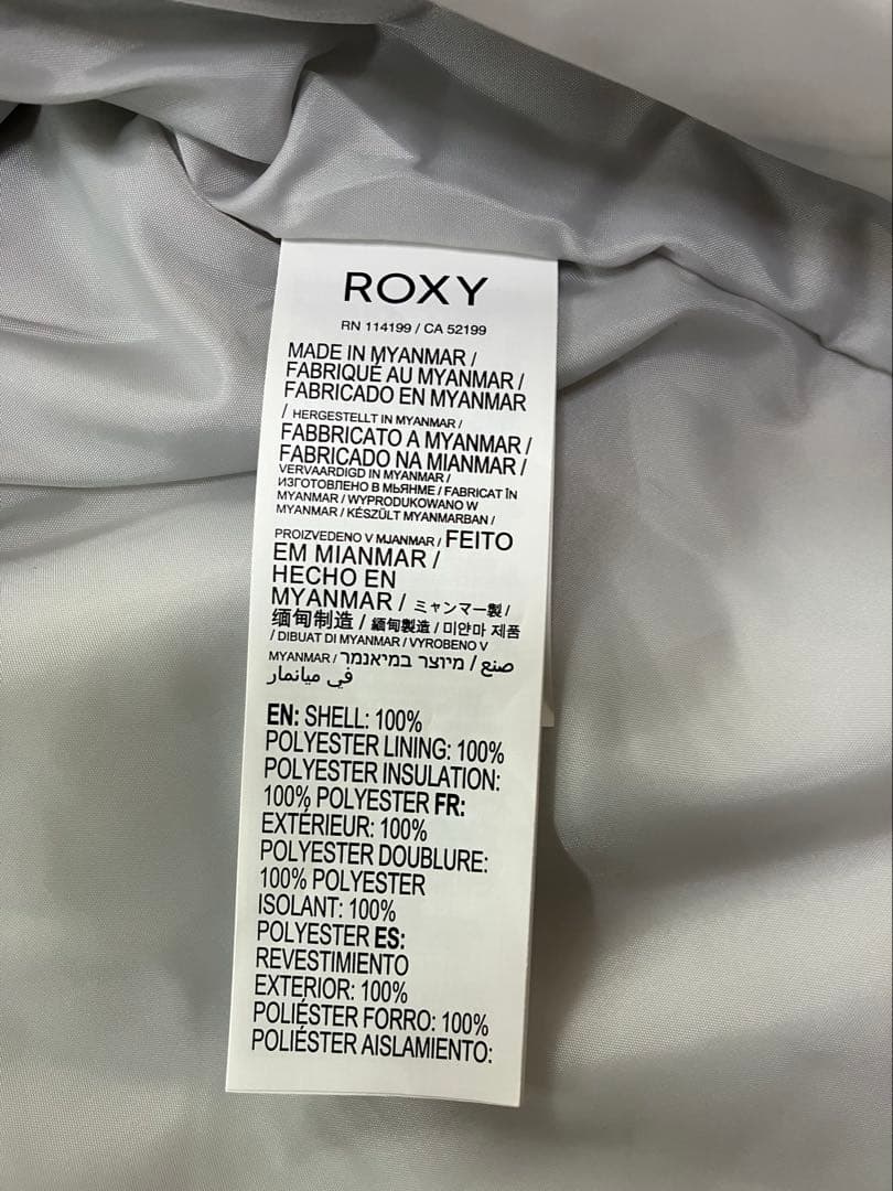 新品ROXY フード付きスノーボードジャケット