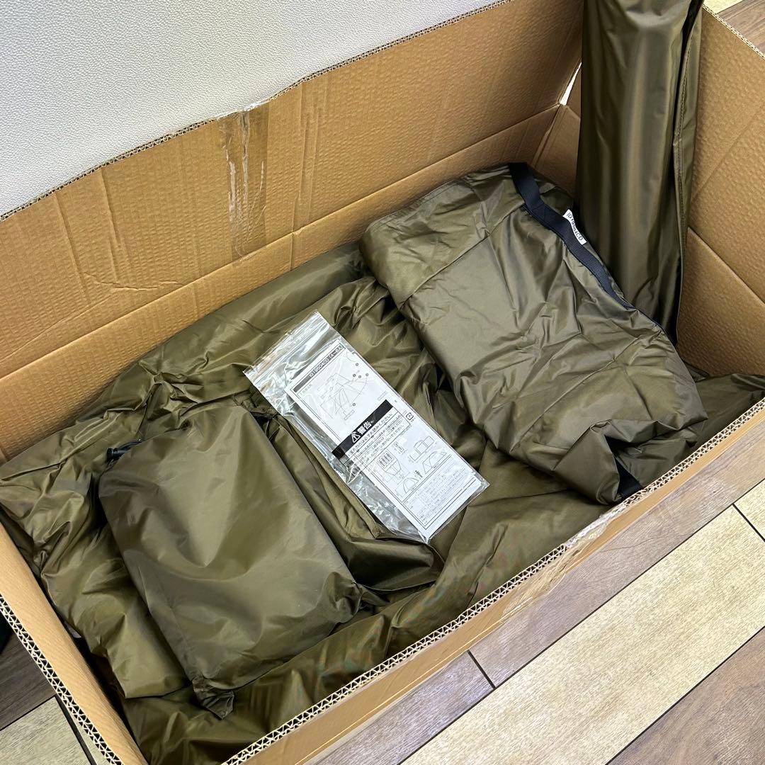 【新品】イグニオ ドーム型テント スタートパッケージ マット シート付 カーキ