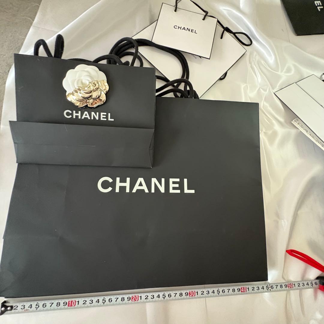 CHANEL ギフトボックス 空箱 ショッパー リボン 紙袋 カメリア まとめ売