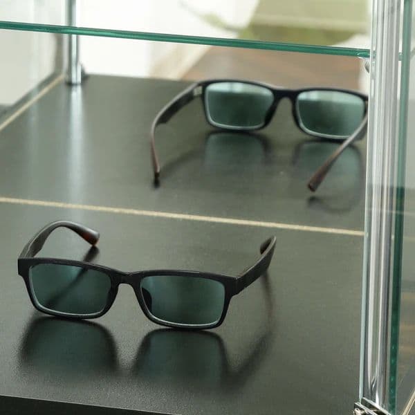 ガラスコレクションボックス　ＢＫ　コレクションケース　ブラック　黒