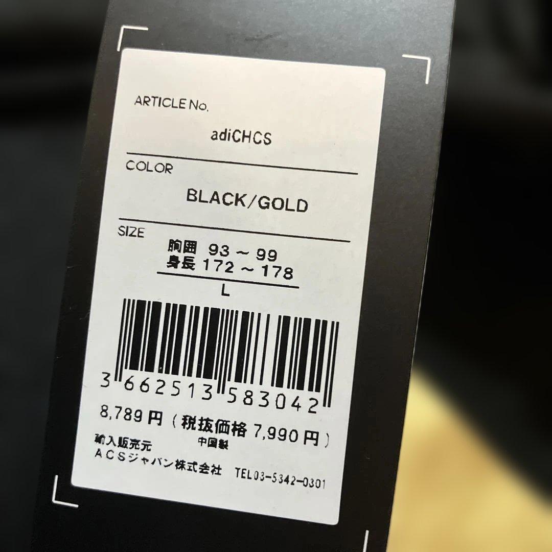 値下げ！アディダス　ジャージ　セットアップ　M-L ブラック×ゴールド