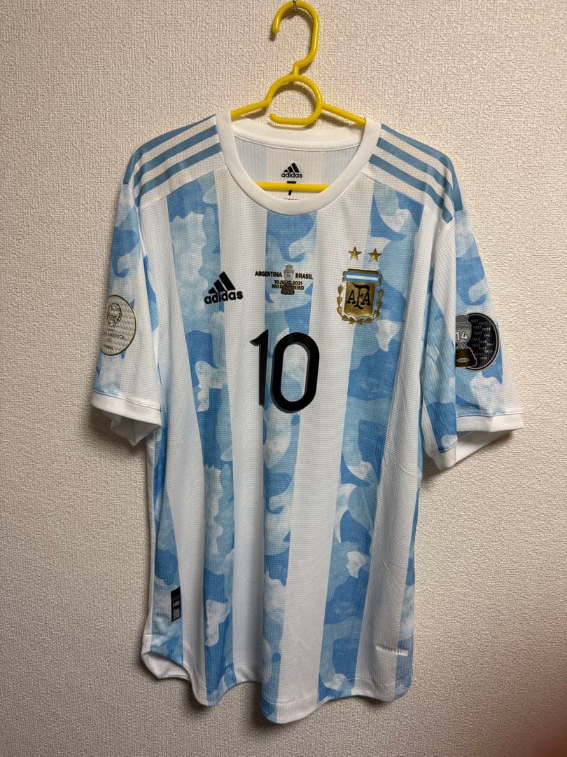 コパアメリカ優勝　アルゼンチン　メッシ　ユニフォーム