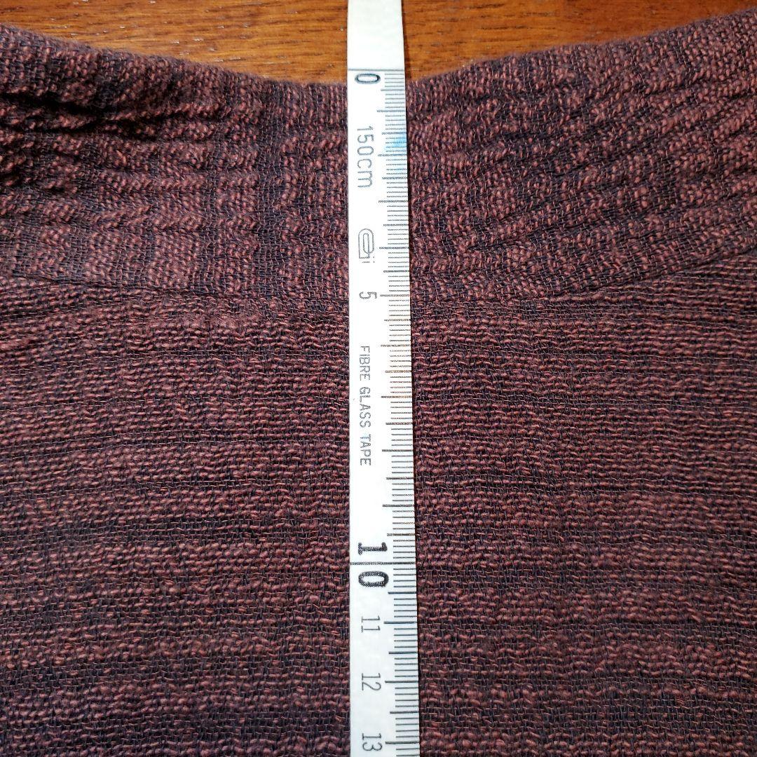 超楽な羽織ごこち！群言堂Tami ポンチョ風ジャケット左右ポケット付き綿100%