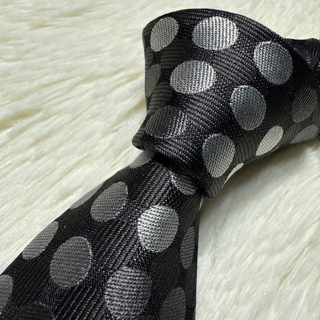 【未使用品】Paul Smith ネクタイ　高級シルク　水玉　ロンドン