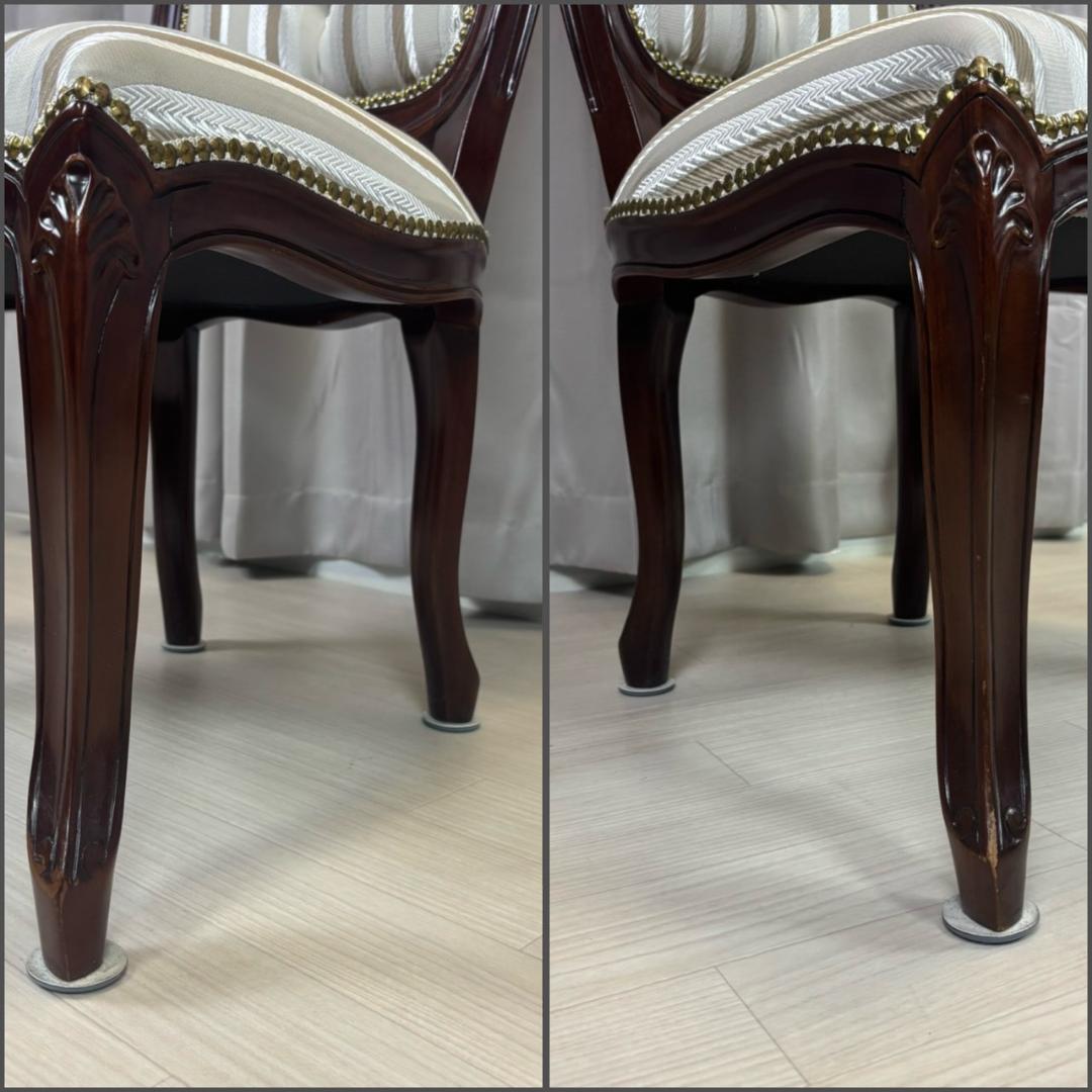 アンティーク　猫脚　ダイニングチェア　エレガント