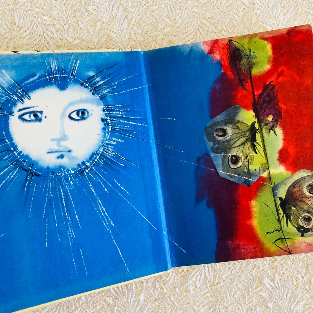 洋書　古書　希少　チェコ語のヴィンテージ絵本　ミルコ・ハナークの美しいイラスト♡