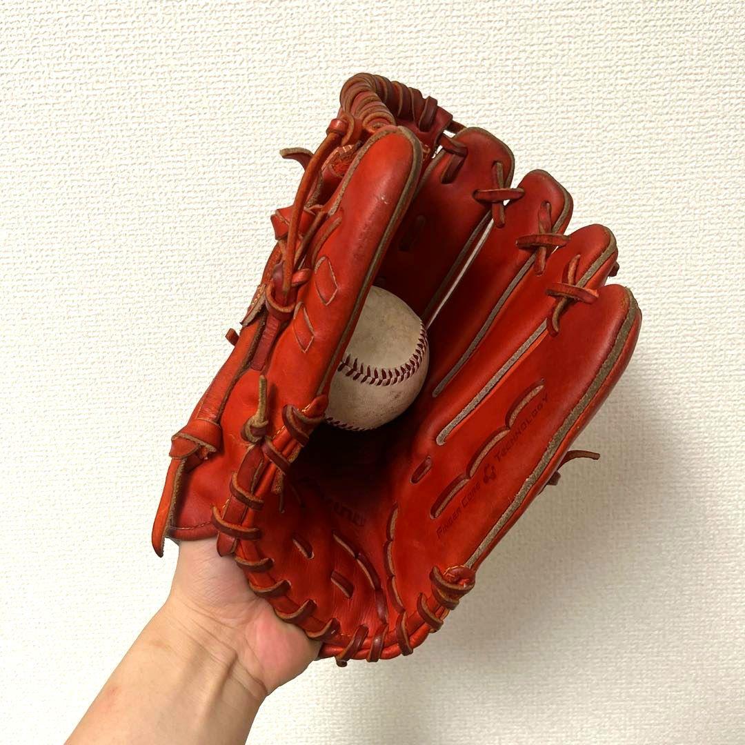 543 ミズノプロ 型抜群 美品 即戦力 軟式 投手用グローブ