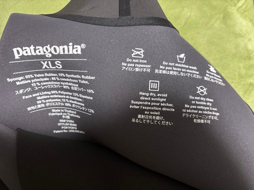 美品　パタゴニア　ウエットスーツ　XLS 大きいサイズ　Ｒ3