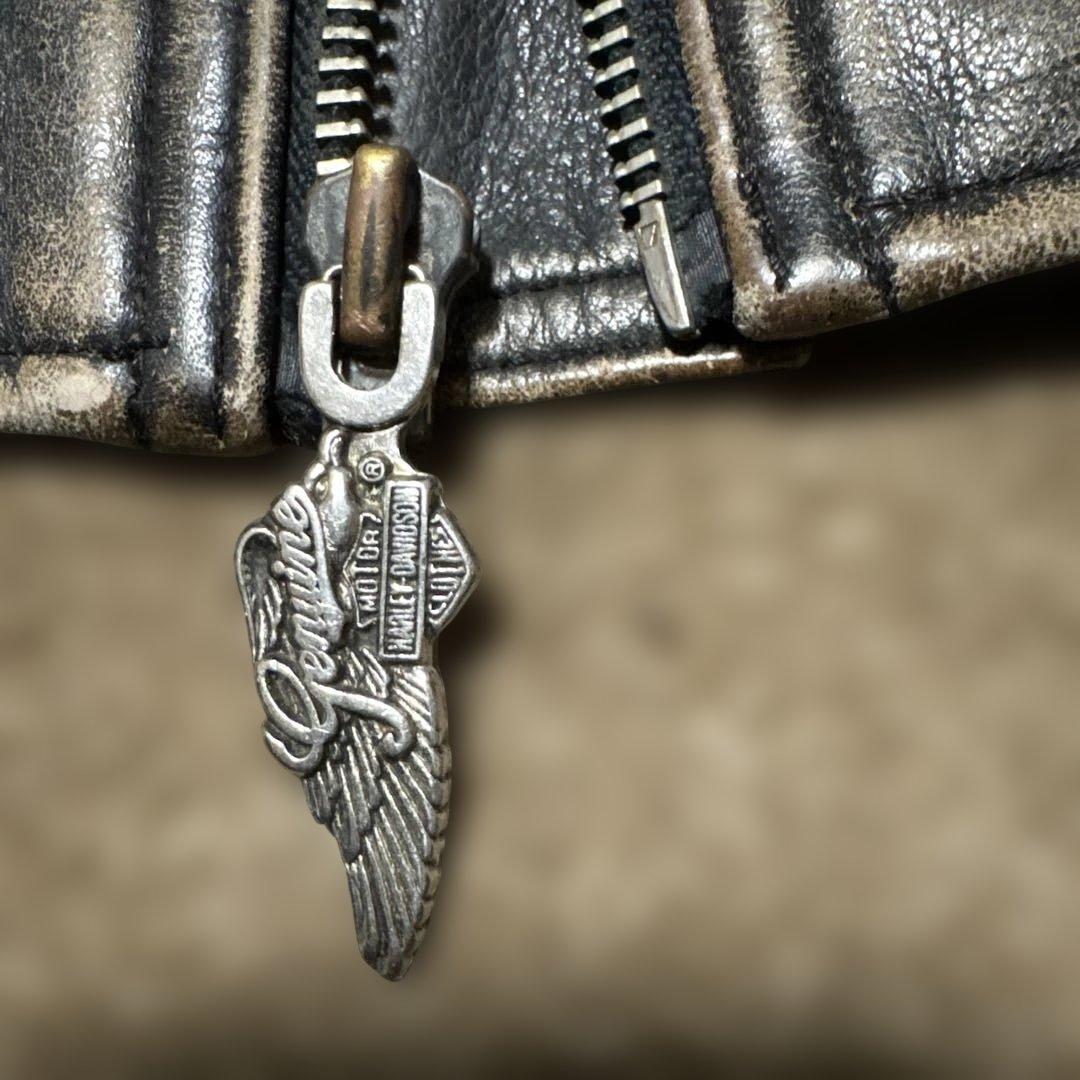 Ｌサイズ ハーレーダビッドソン　シングルライダースジャケット