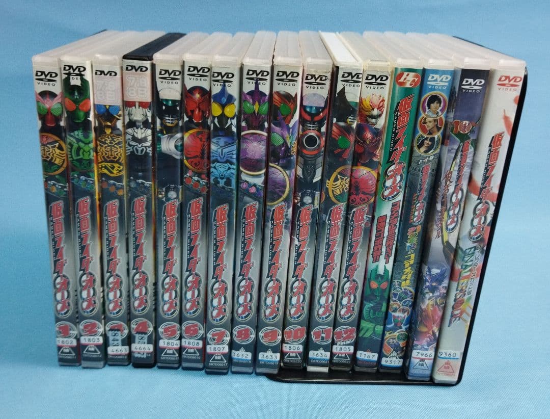 仮面ライダーオーズ DVD 全12巻+関連DVD4本　合計16本セット