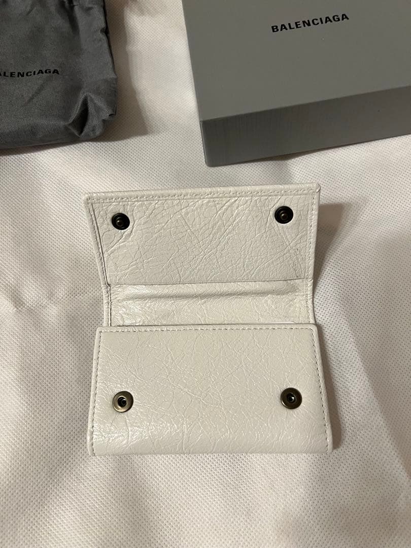 BALENCIAGA ホワイト キーケース　白　バレンシアガ